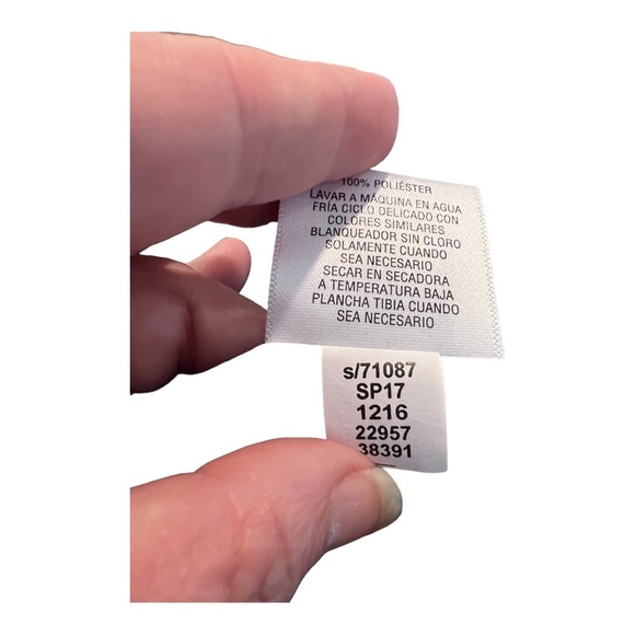 Maison Jules  Floral Print Sleeveless Casual Dress 71087MJ Blue combo Small - Picture 10 of 15